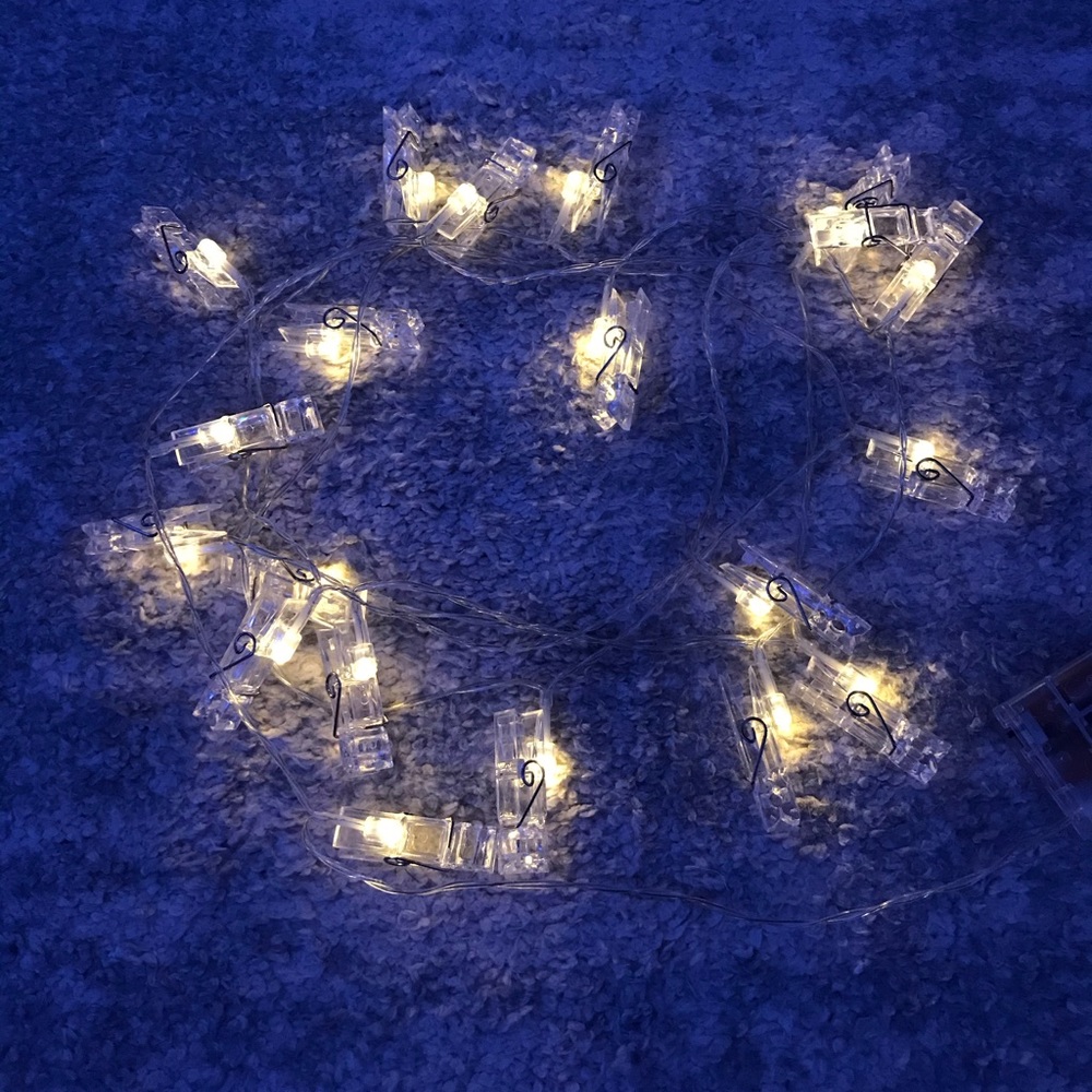 clothes pin lights
